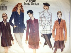 1473 VOG LINED COLLAR 1-2 BRSTD JACKET PATTERN 6-10